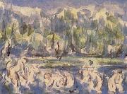 Paul Cezanne Bathers oil on canvas